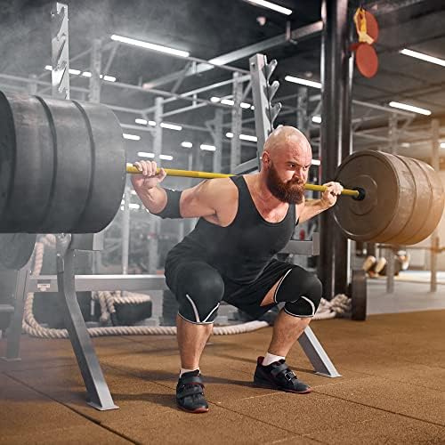 Olympic Barbell for Weightlifting 700LB, Fitness Buffs, Home Gym, Strength Training, 9'9" Long