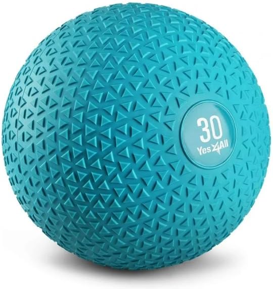 Yes4All Slam Balls, Durable PVC Sand Filled, Core Strengthening Workout Ball for Fitness Enthusiasts at Home Gym