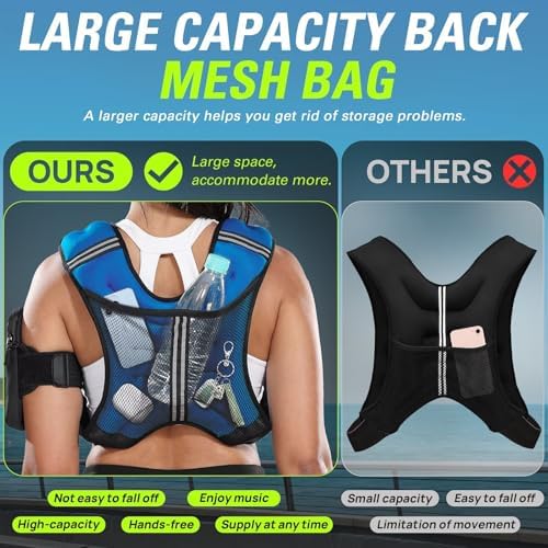 Weighted Vest for Women 20 lb Weight Vest with Ironsand for Walking Strength Training Running Workout