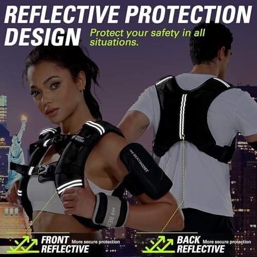 Weighted Vest for Women 20 lb Weight Vest with Ironsand for Walking Strength Training Running Workout