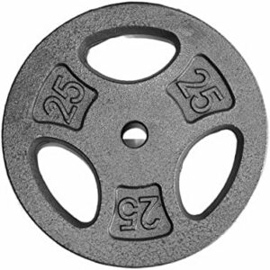 CAP Barbell Standard 1-Inch Grip Weight Plates for Powerlifting at Home | CAP Barbell Standard 1-Inch Grip Weight Pla