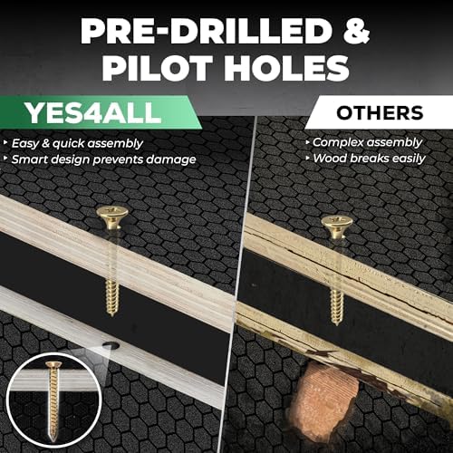 Yes4All 3 in 1 Non-Slip Wooden Plyo Box for Workout, Skipping, Jumping | Yes4All Plyometric Jump Box - Ideal for Lunges