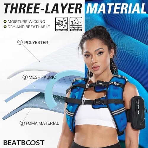 Weighted Vest for Women 20 lb Weight Vest with Ironsand for Walking Strength Training Running Workout