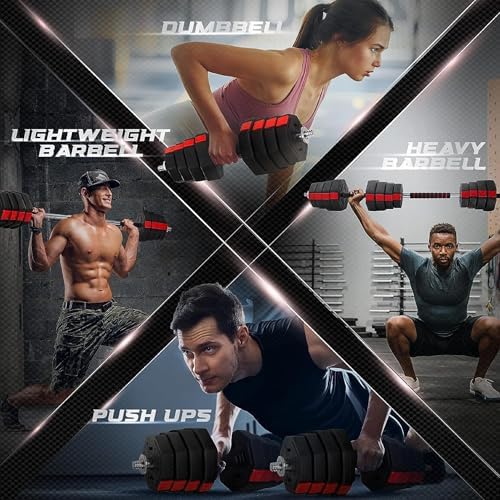 Yes4All Upgraded 44lbs-66lbs Adjustable Weights Dumbbells Set for Home Gym Workout | Yes4All 44lbs-66lbs Adjustable Wei