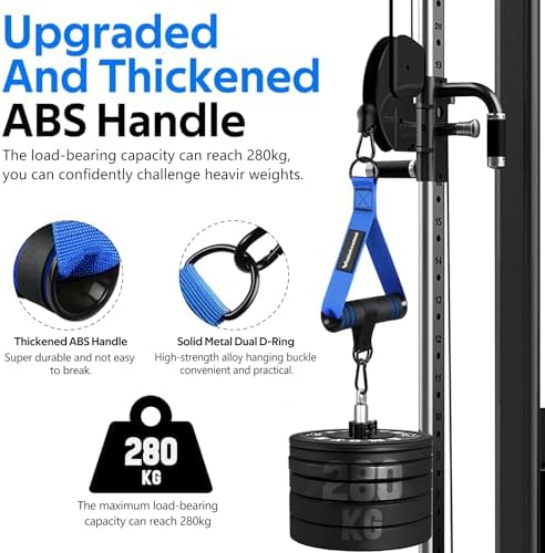 Renranring Replacement Handles for Gym Cable Machines - Strong & Durable Exercise Accessories for Home and Commercial U