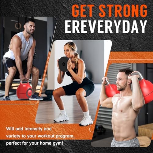 Quickly Adjusts 7 Weights HXD-Ergo Adjustable Kettlebell Set for Home Gym Enthusiasts | Ergonomic Kettlebell Set HXD-Er