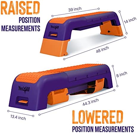 Yes4All Multifunctional Aerobic Deck for Cardio Workouts and Strength Training | Yes4All Versatile Fitness Station Weig