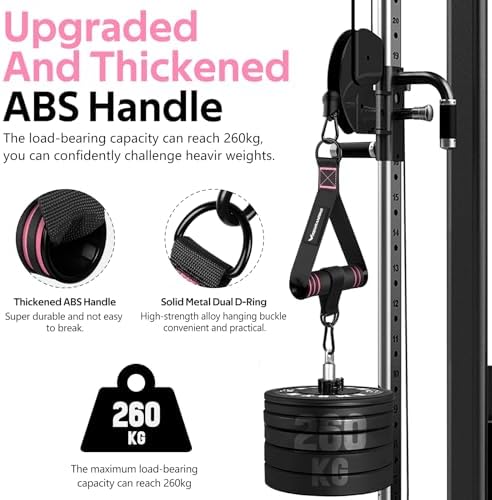Renranring Replacement Handles for Gym Cable Machines - Strong & Durable Exercise Accessories for Home and Commercial U