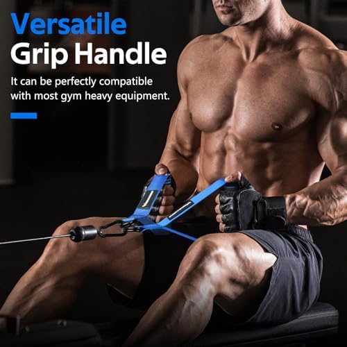 Renranring Replacement Handles for Gym Cable Machines - Strong & Durable Exercise Accessories for Home and Commercial U