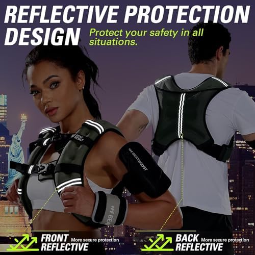 Weighted Vest for Women 20 lb Weight Vest with Ironsand for Walking Strength Training Running Workout