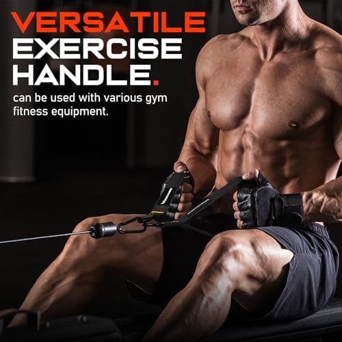 Renranring Replacement Handles for Gym Cable Machines - Strong & Durable Exercise Accessories for Home and Commercial U