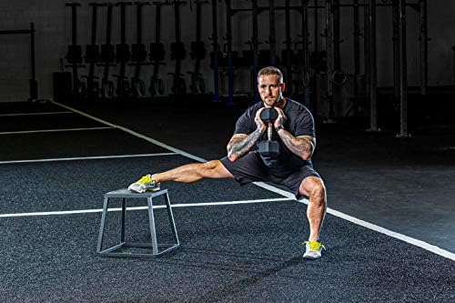 Rage Fitness Anti-Slip 12-18-24 Inch Plyo Box for Home Gym Strength Training Rage Fitness Pre-Assembled 12-18-24 Inch