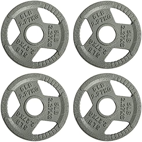 Fitvids Olympic Cast Iron Weight Plates 2-Inch Thickness for Strength Training & Weightlifting, Ideal for Home Gym, Mult