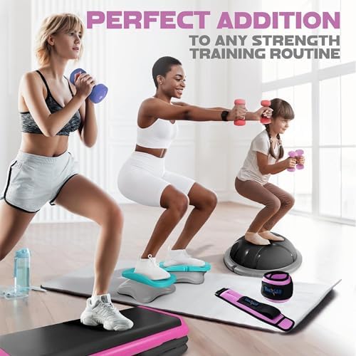 Yes4All Adjustable Wrist & Ankle Weights - Weighted Bands for Fitness Workout, Walking, Jogging and Pilates for Women, M