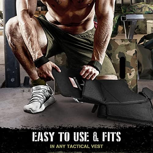 Yes4All Weight Vest Plate for Heavy Workout and Running, Tactical Plate, Curved Ergonomic Design, 5.75/8.75/14/19.75LB P