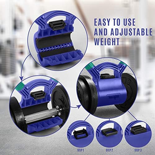 Yes4All Kettlebells Grip, Dumbbell Grip Handle, Kettlebell for Home Gym, Convert Dumbbells into Kettlebells for Home Wor