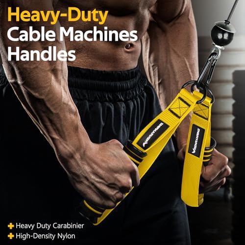 Renranring Replacement Handles for Gym Cable Machines - Strong & Durable Exercise Accessories for Home and Commercial U