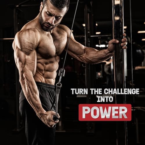 Yes4All Cable Machine Attachment Row Handles Tricep Rope Straight Bar V Bar LAT Pulldown Accessories 880 LB Load for Ho