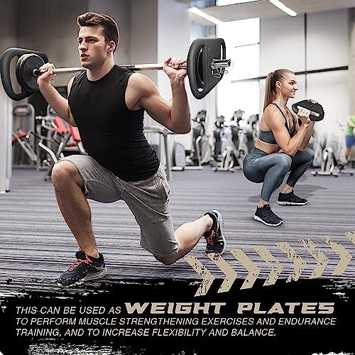 Yes4All Cast Iron Rucking Weight for Weighted Walking and Lifting - Tactical Strength Training, 20 LB | Yes4All Cast Ir