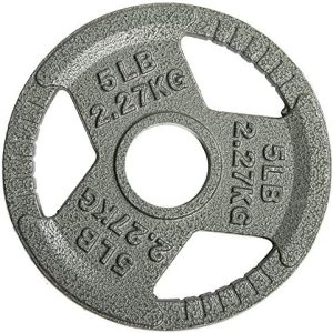 Fitvids Olympic 2-Inch Cast Iron Barbell Set for Men and Women, 300 Pounds Total Weight, Suitable for Home Gym and Fitne