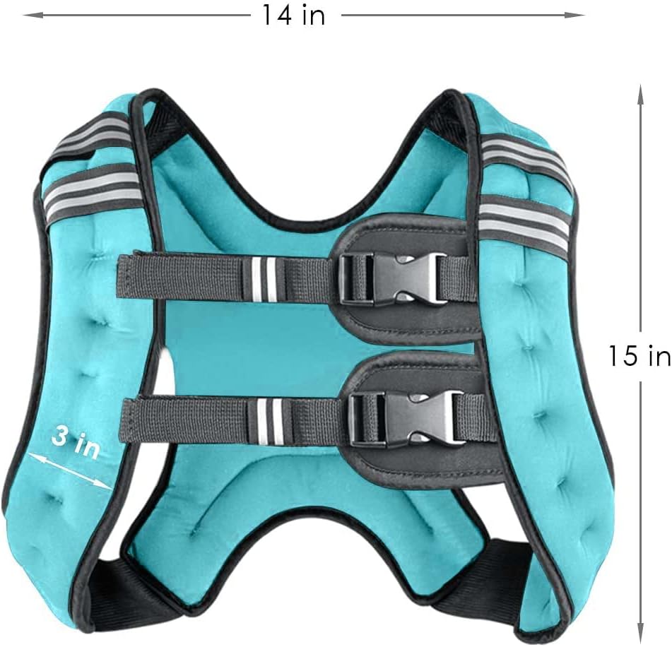 Prodigen Weighted Vest for Women and Men 8 12 16 20 25 30 Lbs for Strength Training and Cardio