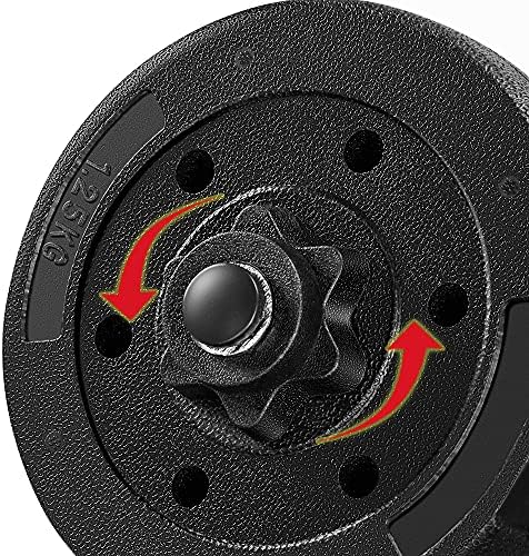 Yaheetech Adjustable Dumbbells Weight Set for Women & Men Home Gym Fitness Equipment