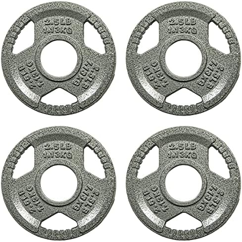 Fitvids Cast Iron Olympic Weight Plate Sets for Strength Training & Weightlifting - 70 LBS or 120 LBS Sets Fitvids Cas