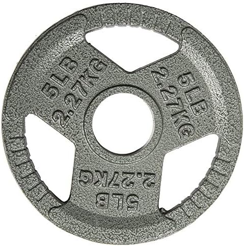 Fitvids Olympic Cast Iron Weight Plates 2-Inch Thickness for Strength Training & Weightlifting, Ideal for Home Gym, Mult