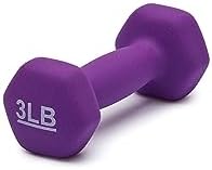 Amazon Basics Neoprene Dumbbell Hand Weights for Home Workout and Fitness Enthusiasts | Amazon Basics Neoprene Dumbbell