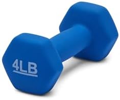 Amazon Basics Neoprene Dumbbell Hand Weights for Home Workout and Fitness Enthusiasts | Amazon Basics Neoprene Dumbbell