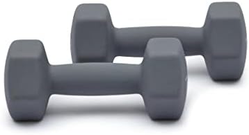 Amazon Basics Neoprene Dumbbell Hand Weights for Home Workout and Fitness Enthusiasts | Amazon Basics Neoprene Dumbbell
