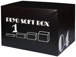 Fitness First Stackable Soft Plyo Boxes for Home Gym Beginners | Fitness First Stackable Soft Plyo Boxes with Durable D