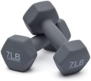 Amazon Basics Neoprene Dumbbell Hand Weights for Home Workout and Fitness Enthusiasts | Amazon Basics Neoprene Dumbbell