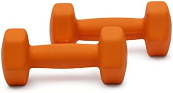 Amazon Basics Neoprene Dumbbell Hand Weights for Home Workout and Fitness Enthusiasts | Amazon Basics Neoprene Dumbbell