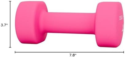 Yes4All Neoprene Coated Dumbbell Hand Weights - Multiple Weight Options for Home Workouts | Yes4All Anti-Slip Neoprene