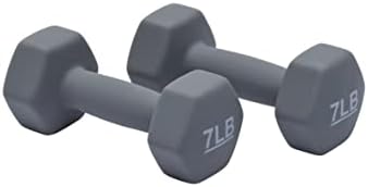 Amazon Basics Neoprene Dumbbell Hand Weights for Home Workout and Fitness Enthusiasts | Amazon Basics Neoprene Dumbbell