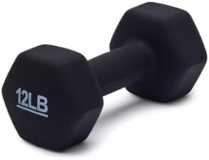 Amazon Basics Neoprene Dumbbell Hand Weights for Home Workout and Fitness Enthusiasts | Amazon Basics Neoprene Dumbbell