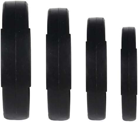 Fitvids Vinyl Standard 1-Inch Plate Weight Plate Set for Strength Training and Weightlifting Users Looking for Reliable