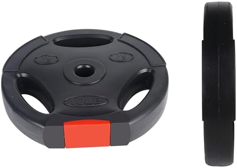 Fitvids Vinyl Standard 1-Inch Plate Weight Plate Set for Strength Training and Weightlifting Users Looking for Reliable