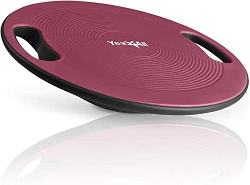Upgraded Wobble Balance Board for Home Gym and Physical Therapy | Stability Board by Yes4All, Perfect for Standing Desk