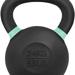 Yes4All Powder Coated Kettlebell for Strength Training and Conditioning | Yes4All Cast Iron Core Kettlebells with Non-S