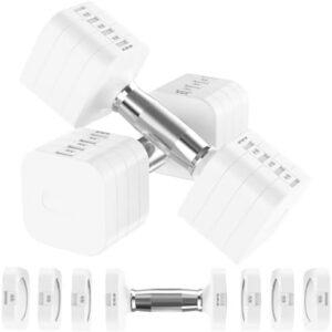 4 Levels Adjustable Dumbbells Set Full Body Workout Dumbbells Home Gym Adjustable Weights