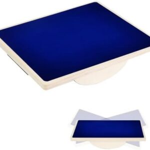 Welspo Balance Board for Adult Physical Therapy Standing Desk Core Strength Anti-slip Rocker Board Wooden Balance Board