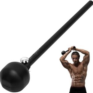 Yes4All Adjustable Macebell for Strength Training | Yes4All 10/15/20 LB Mace Weight Club with Diamond Knurling Handle |