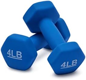 Amazon Basics Neoprene Dumbbell Hand Weights for Home Workout and Fitness Enthusiasts | Amazon Basics Neoprene Dumbbell