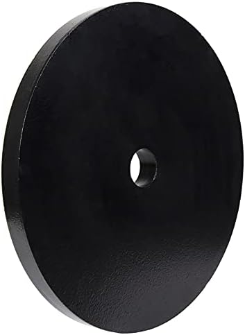 Fitvids Olympic Cast Iron Weight Plates 2-Inch Stackable Including 5FT Olympic Barbell, 100 Pounds Set (85 Lbs Plates +