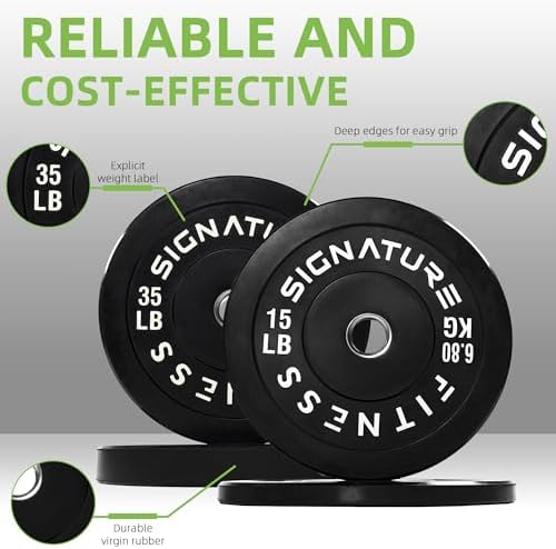 Fitvids Olympic Bumper Plates Set for Strength Training & Weightlifting, Paris Design, Multiple Options Fitvids Olympic