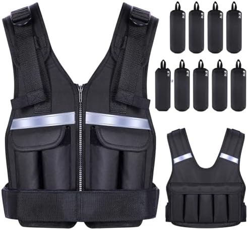 Sportneer Adjustable Weighted Vest for Walking and Running | Sportneer Washable Weight Vest for Women and Men | Sportne