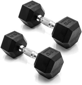 CAP Barbell Coated Dumbbell Weight | Variety of Pairs & Sets | Home Gym Beginners