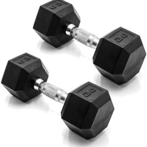 CAP Barbell Coated Dumbbell Weight | Variety of Pairs & Sets | Home Gym Beginners